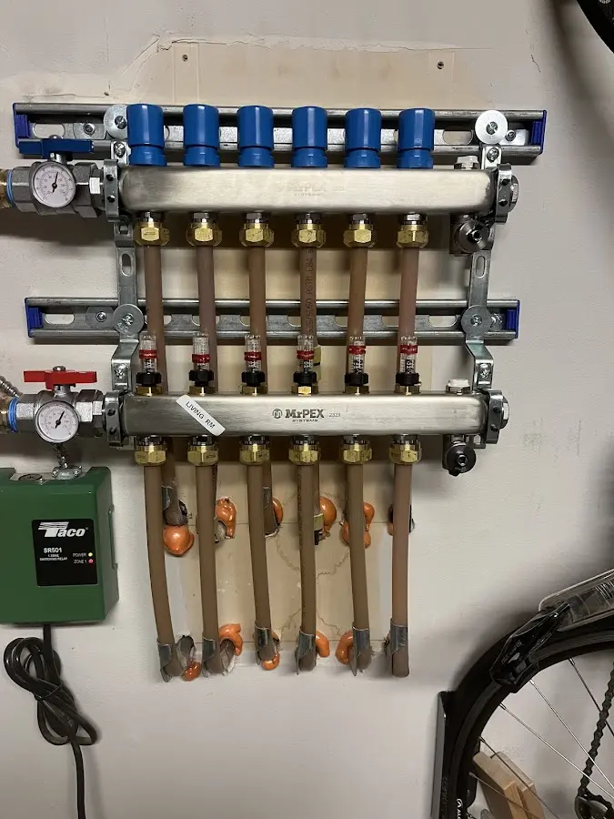 Plumber performing Leak Detection at a residential property in Colts Neck